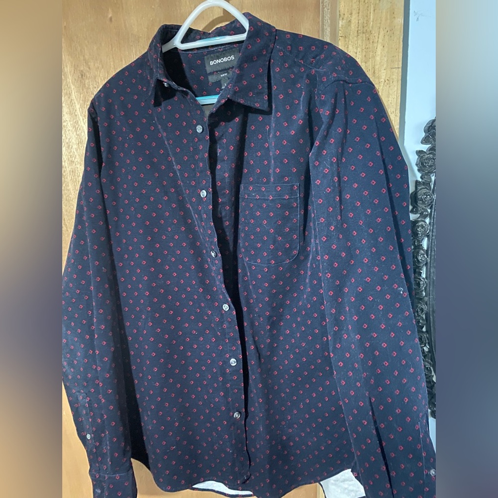 Bonobos Men’s Velvet Corduroy Button Up
